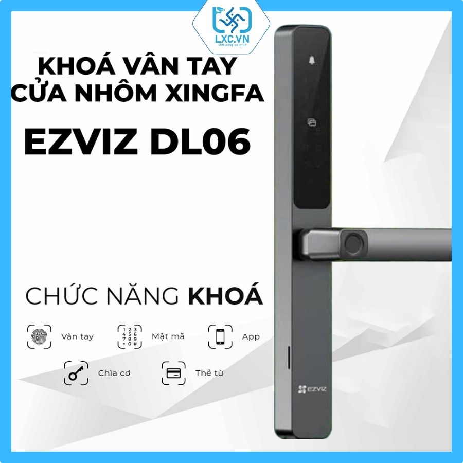 Khóa cửa thông minh cho cửa nhôm EZVIZ DL06 Pro I Chính hãng